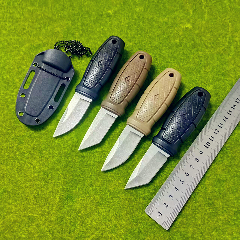 Bushcraft Knife Fixed - Vast mes 5CR-mes Veldkampeermes Draagbare schede