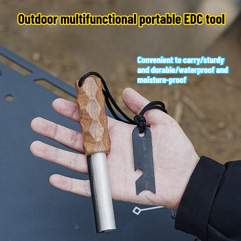Magnesium Fire Starter - Shabili Outdoor Flint Survival Tool met