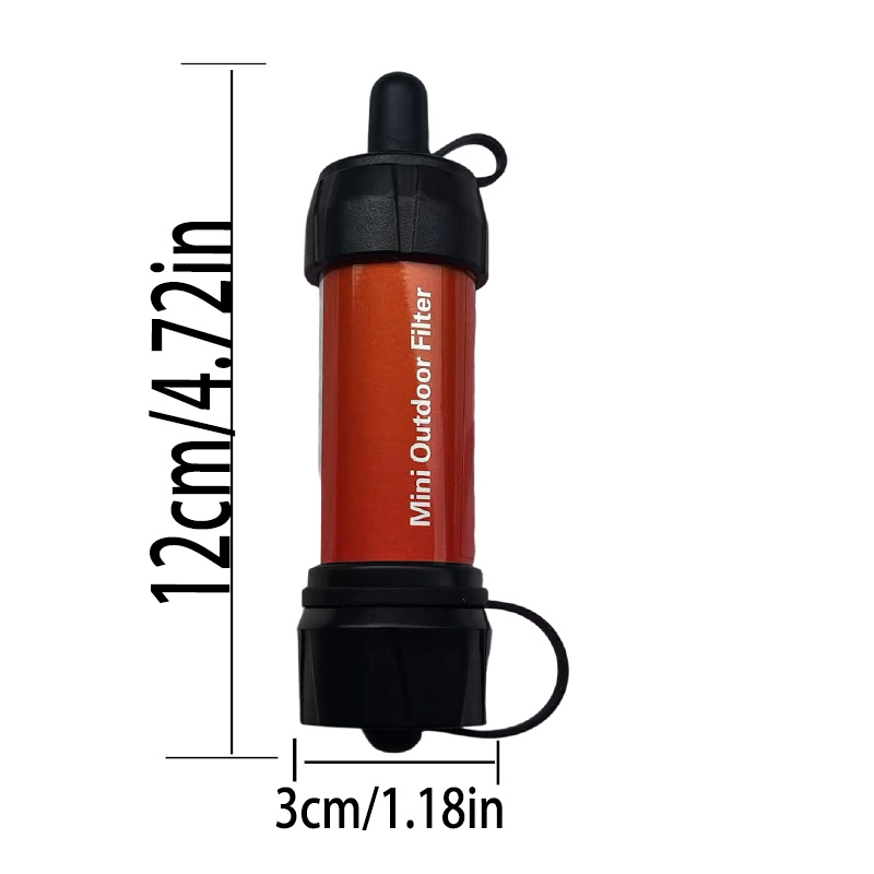 Draagbare noodwaterzuiveraar v - Water Purification Straw recensie en prijs